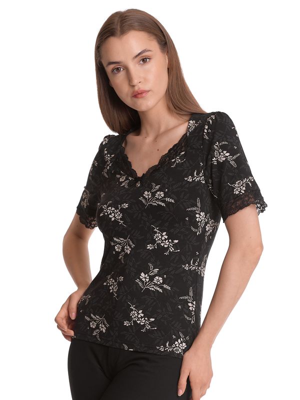 Nastrovje Potsdam Vive Maria Reverie Lace Damen Spitzenshirt schwarz allover Begrenztes Angebot