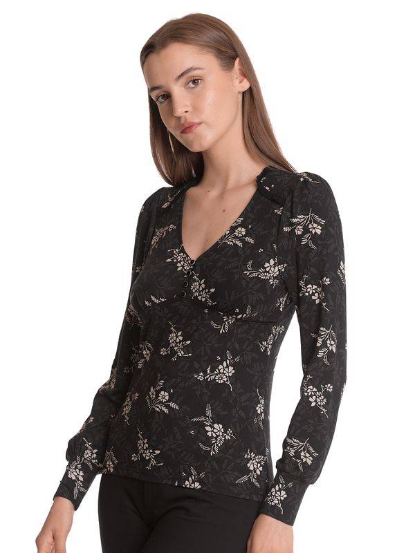 Nastrovje Potsdam Vive Maria Reverie Damen Langarmshirt schwarz allover Online Shopping