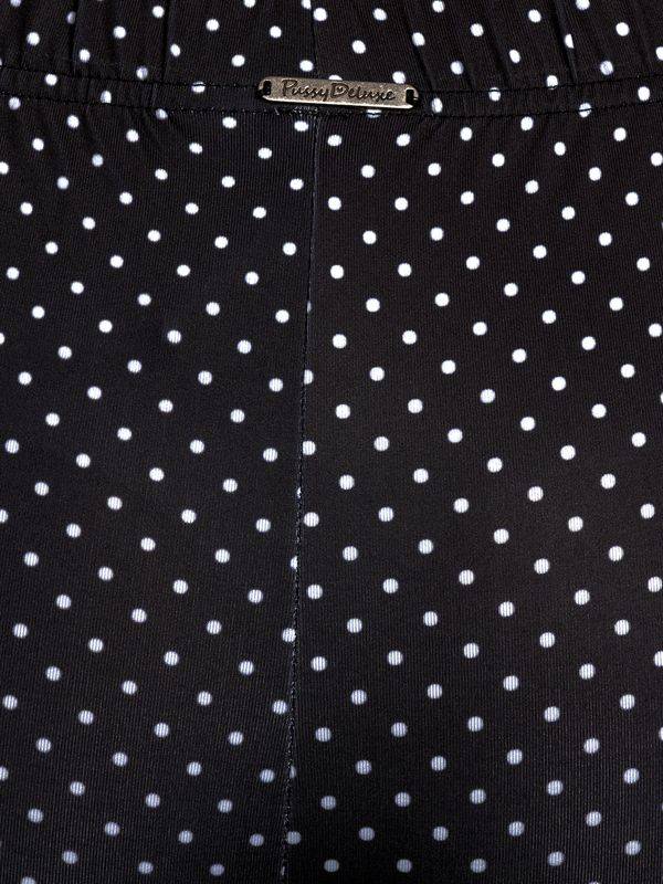 Nastrovje Potsdam Pussy Deluxe Dotties Damen Leggings schwarz allover Cyber Monday