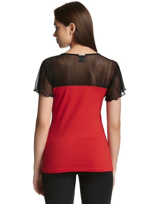 Nastrovje Potsdam Pussy Deluxe Red Lovley Chic Damen T-Shirt rot Muttertagsangebot
