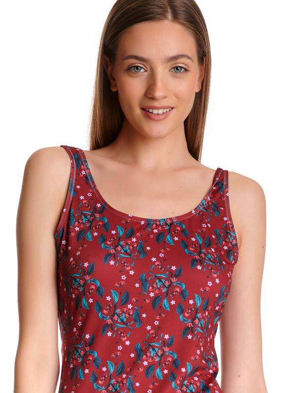 Nastrovje Potsdam Pussy Deluxe Wild Cherry Damen Strandkleid rot allover Vatertagsangebot