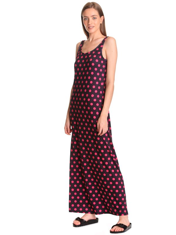 Nastrovje Potsdam Pussy Deluxe Classic Pink Dotties Damen Strandkleid schwarz allover Lagerräumung