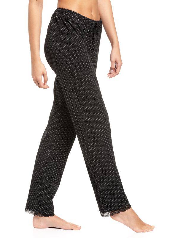 Nastrovje Potsdam Pussy Deluxe Dotties Damen Schlafhose schwarz allover Exklusive Angebote