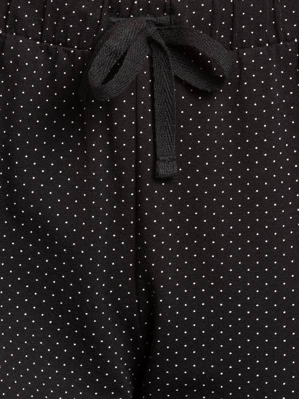 Nastrovje Potsdam Pussy Deluxe Dotties Damen Schlafhose schwarz allover Exklusive Angebote