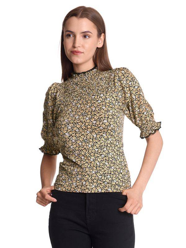 Nastrovje Potsdam Vive Maria Golden Day Smoke Damen Blusenshirt dunkelgelb allover Speichern exportieren
