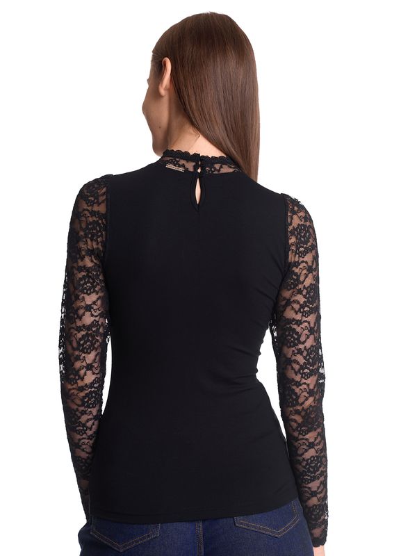 Nastrovje Potsdam Vive Maria Lace Vamp Damen Spitzenshirt schwarz Black Friday Preise