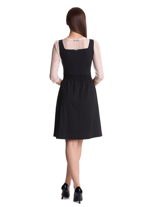 Nastrovje Potsdam Vive Maria Meadow Girl Damen A-Linien-Kleid creme/schwarz zollfrei