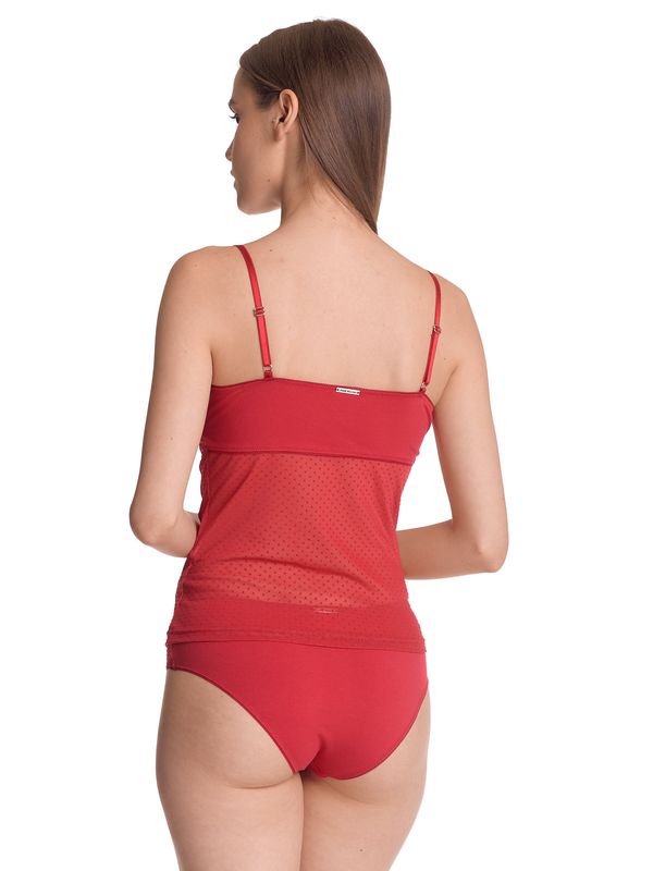 Nastrovje Potsdam Vive Maria Red Boudoir Damen Wäscheset: Top mit Panty rot Auslauf