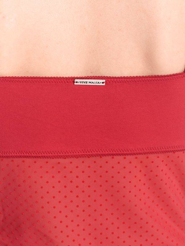 Nastrovje Potsdam Vive Maria Red Boudoir Damen Wäscheset: Top mit Panty rot Auslauf