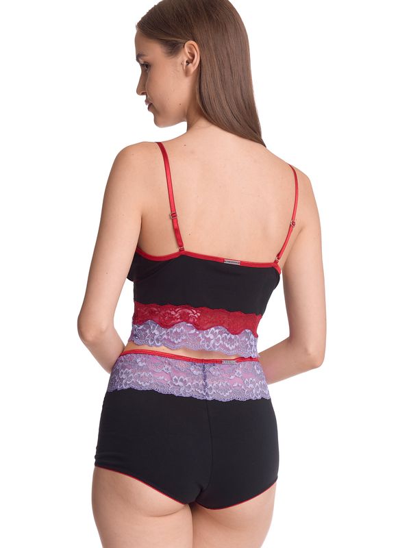 Nastrovje Potsdam Vive Maria Lavender Love Damen Wäscheset: Top mit Panty lilac/black Hotsell