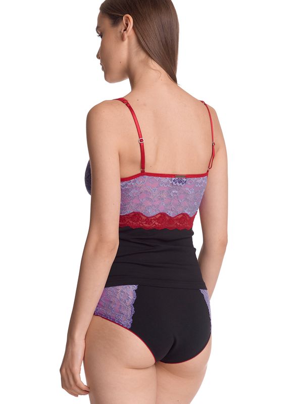 Nastrovje Potsdam Vive Maria Lavender Kiss Damen Wäscheset: Top mit Panty lilac/black im Angebot