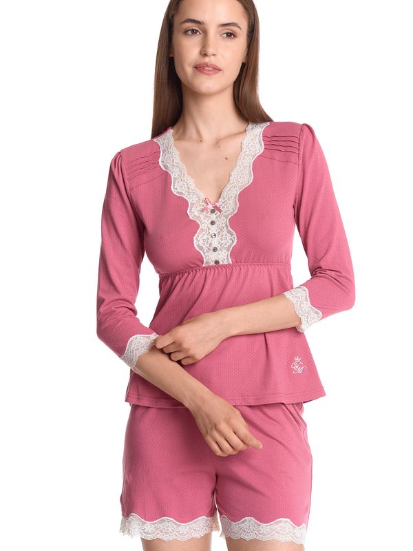 Nastrovje Potsdam Vive Maria Pink Princess Damen Pyjama pink Blitzverkäufe