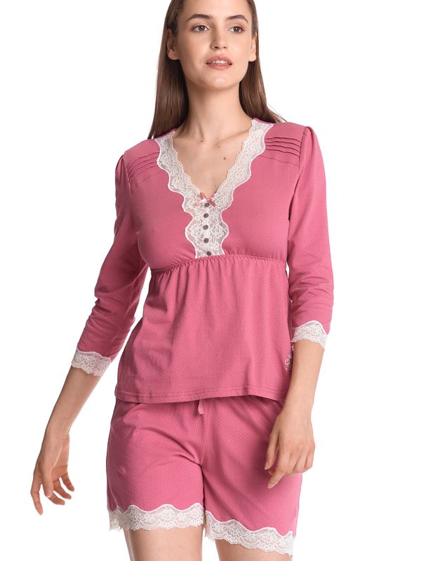 Nastrovje Potsdam Vive Maria Pink Princess Damen Pyjama pink Blitzverkäufe