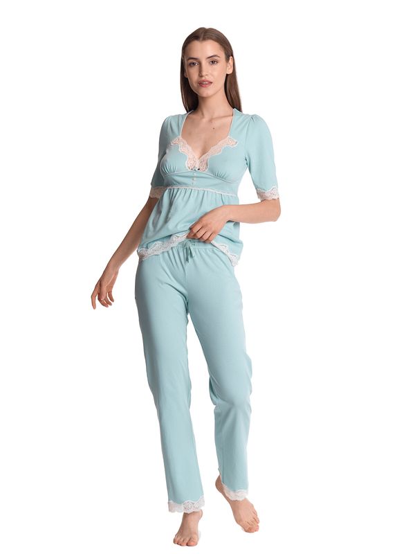 Nastrovje Potsdam Vive Maria My Nostalgia Damen Pyjama blau Sonderangebot