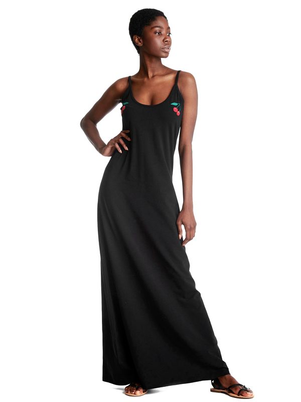 Nastrovje Potsdam Pussy Deluxe Cherry Long Damen Trägerkleid schwarz Günstig kaufen