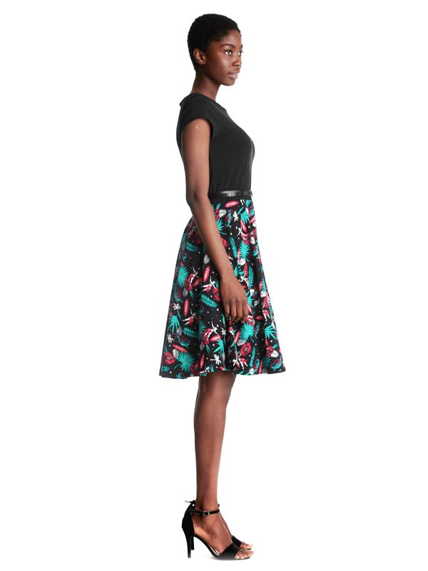 Nastrovje Potsdam Pussy Deluxe Aloha Damen Petticoat-Kleid schwarz/allover Vatertagsangebot