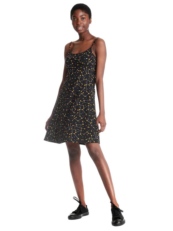 Nastrovje Potsdam Pussy Deluxe Celestial Stars Damen Trägerkleid schwarz allover Jubiläumsangebot