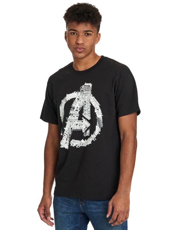 Nastrovje Potsdam The Avengers Avengers Logo Herren T-Shirt schwarz Speichern exportieren