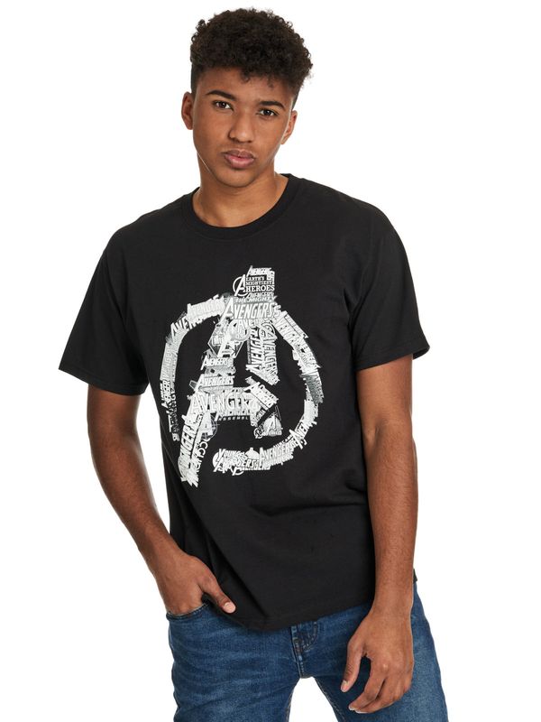 Nastrovje Potsdam The Avengers Avengers Logo Herren T-Shirt schwarz Speichern exportieren