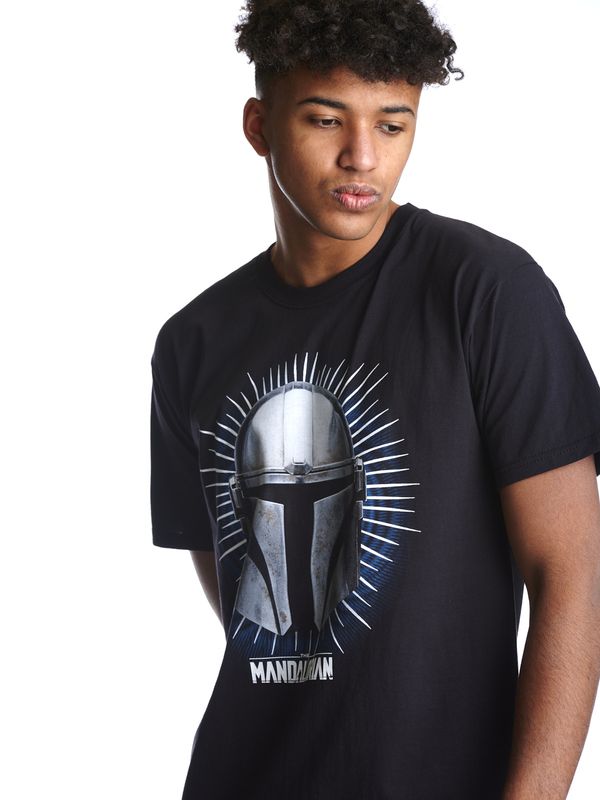 Nastrovje Potsdam The Mandalorian Warrior Herren T-Shirt schwarz Im Verkauf