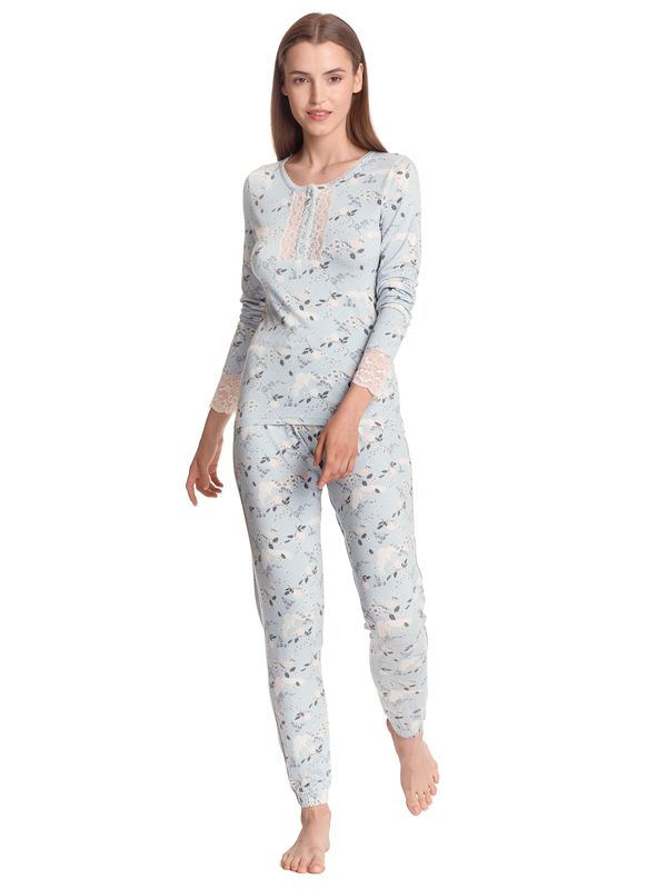 Nastrovje Potsdam Vive Maria Blue Dawn Damen Pyjama blau allover Rabatte dieses Monats