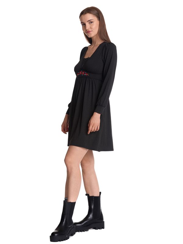 Nastrovje Potsdam Vive Maria Meadow Love Damen A-Linien-Kleid schwarz allover 2025