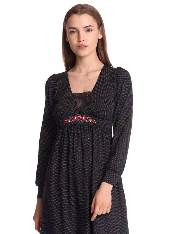 Nastrovje Potsdam Vive Maria Meadow Love Damen A-Linien-Kleid schwarz allover 2025