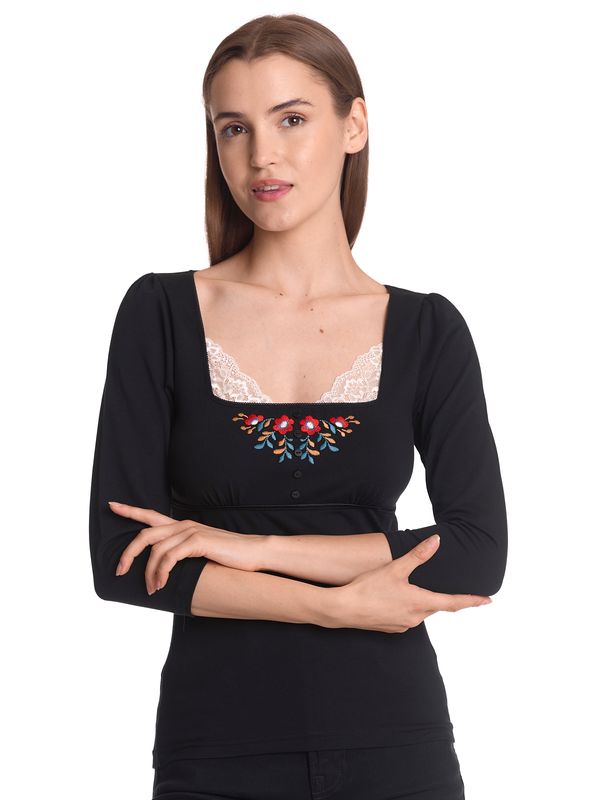 Nastrovje Potsdam Vive Maria Meadow Love Damen Langarmshirt schwarz Angebote
