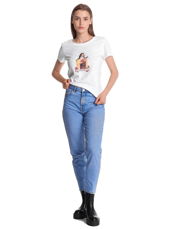 Nastrovje Potsdam Vive Maria Holy Therese Damen T-Shirt weiss Meist gekauft