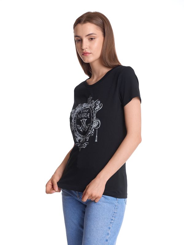 Nastrovje Potsdam Vive Maria Maria&#039;s Baroque Damen T-Shirt schwarz Limitierter Zeitrabatt