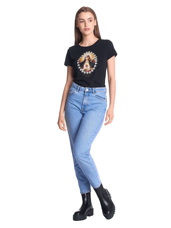 Nastrovje Potsdam Vive Maria Holy Love Damen T-Shirt schwarz Fabrik Onlineshop