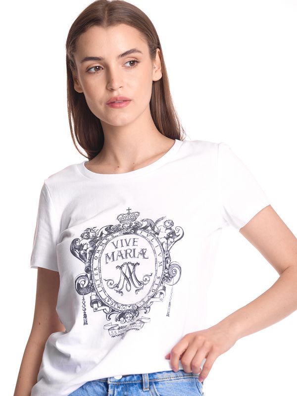 Nastrovje Potsdam Vive Maria Maria&#039;s Baroque Damen T-Shirt weiss Fabrikpreis