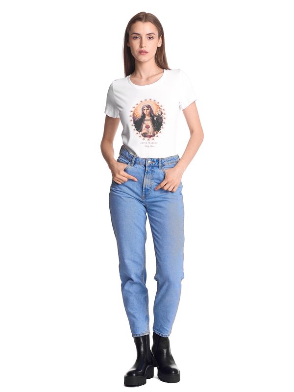 Nastrovje Potsdam Vive Maria Holy Love Damen T-Shirt weiss Sonderangebot