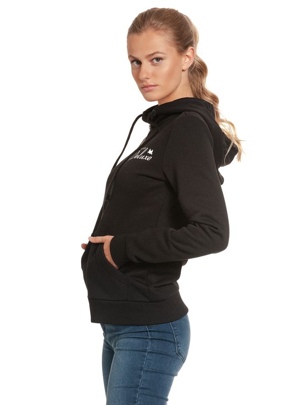 Nastrovje Potsdam Pussy Deluxe Stay Safe Lace Mask Damen Kapuzensweatjacke schwarz Online Outlet