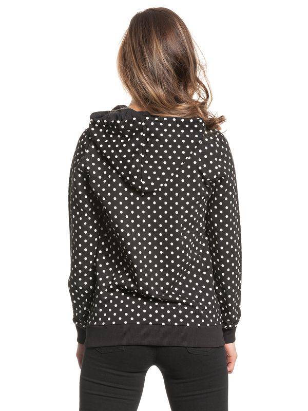 Nastrovje Potsdam Pussy Deluxe Big Cherry Damen Kapuzensweatshirt schwarz allover Zeitlich begrenztes Angebot