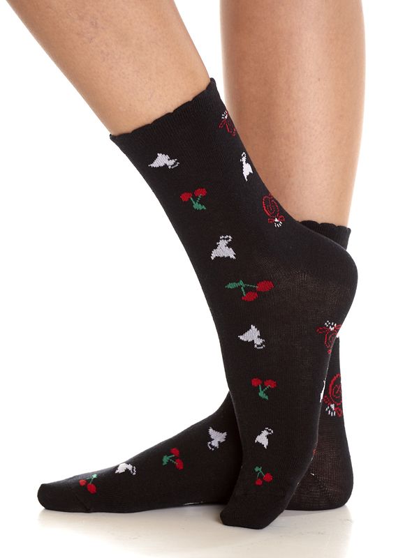 Nastrovje Potsdam Pussy Deluxe Cherry Logos & Cats 3 Pack Socks mulicolour Große Rabatte