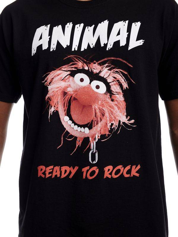 Nastrovje Potsdam The Muppets Ready To Rock Herren T-Shirt schwarz Neuheiten