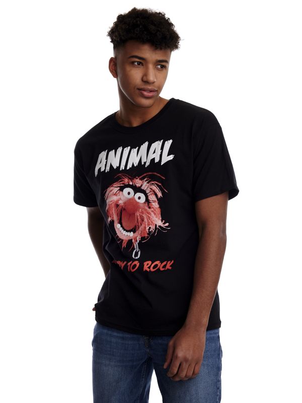 Nastrovje Potsdam The Muppets Ready To Rock Herren T-Shirt schwarz Neuheiten
