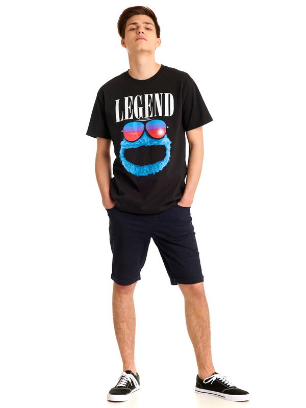 Nastrovje Potsdam Sesamstrasse Cookie Legend Herren T-Shirt schwarz Saisonale Angebote