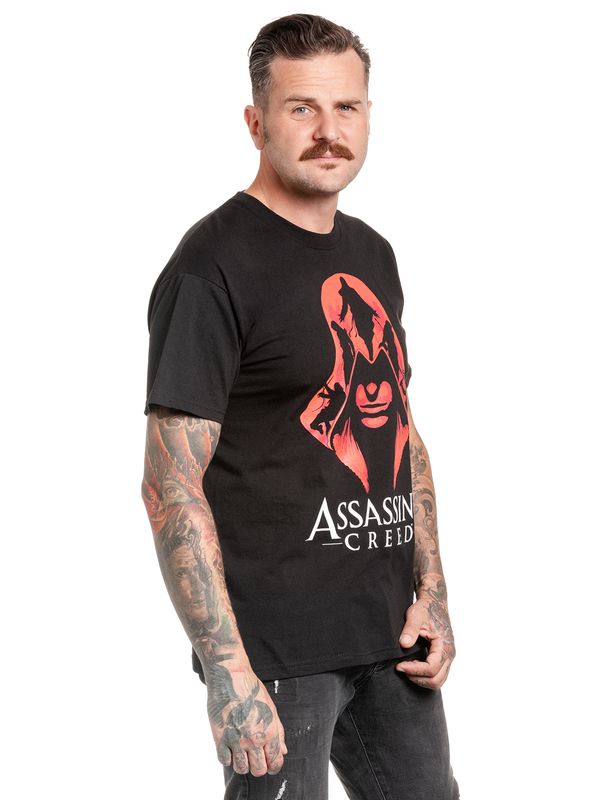 Nastrovje Potsdam Assassins Creed Red Coat Herren T-Shirt schwarz Räumungsverkauf