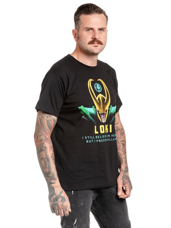 Nastrovje Potsdam Loki Villains Herren T-Shirt schwarz Sonderangebote