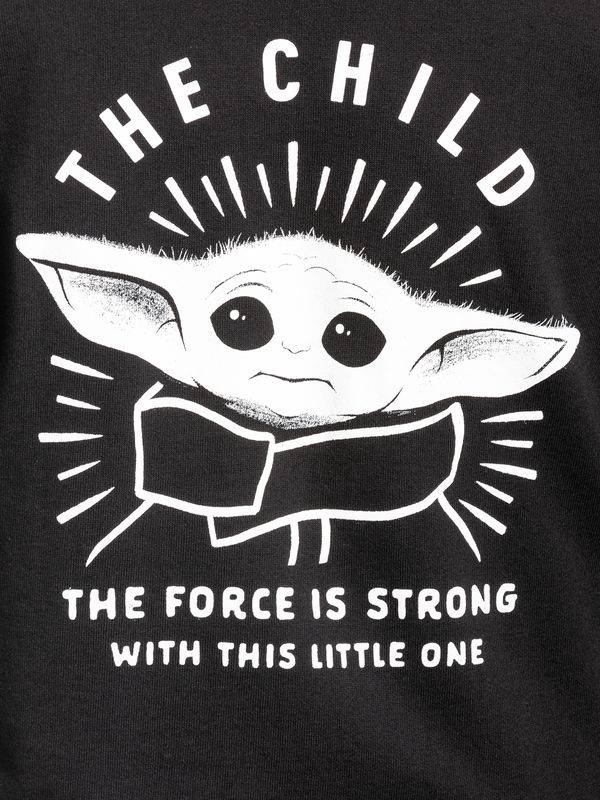 Nastrovje Potsdam The Mandalorian Baby Yoda Herren Kapuzensweatjacke schwarz Riesige Ersparnisse