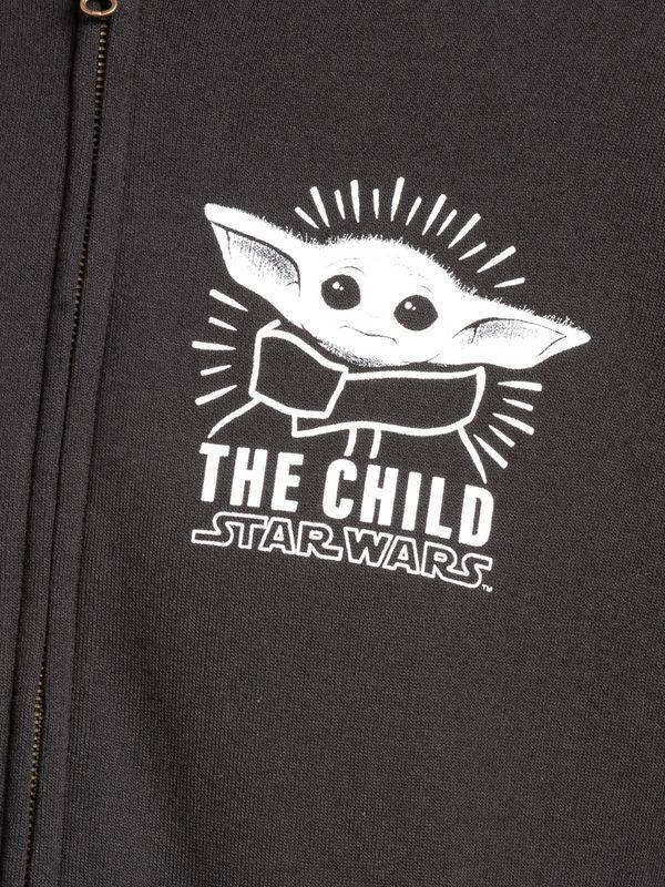 Nastrovje Potsdam The Mandalorian Baby Yoda Herren Kapuzensweatjacke schwarz Riesige Ersparnisse
