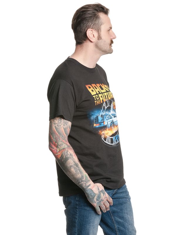 Nastrovje Potsdam Back To The Future Time Herren T-Shirt schwarz Tiefpreis