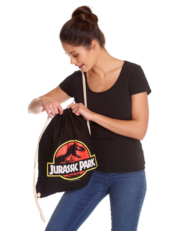 Nastrovje Potsdam Jurassic Park Logo Gymbag schwarz Kostenlose Rückgabe