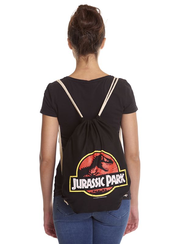 Nastrovje Potsdam Jurassic Park Logo Gymbag schwarz Kostenlose Rückgabe