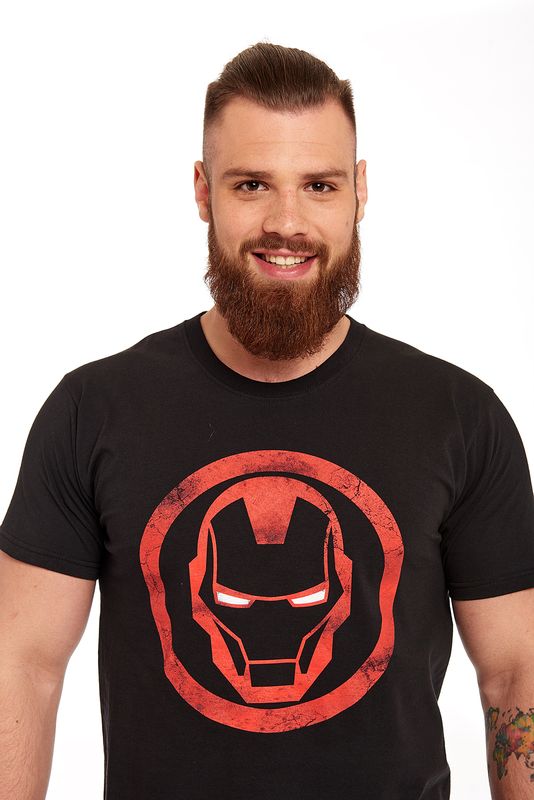 Nastrovje Potsdam Iron Man Sign Herren T-Shirt schwarz JETZT KAUFEN