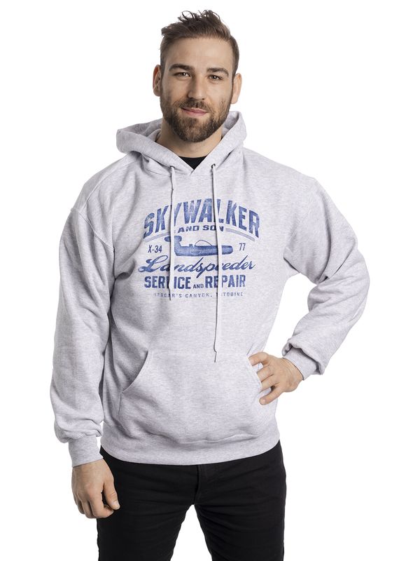 Nastrovje Potsdam Star Wars Skywalker Herren Kapuzensweatshirt grau meliert Bis zu 65% Rabatt