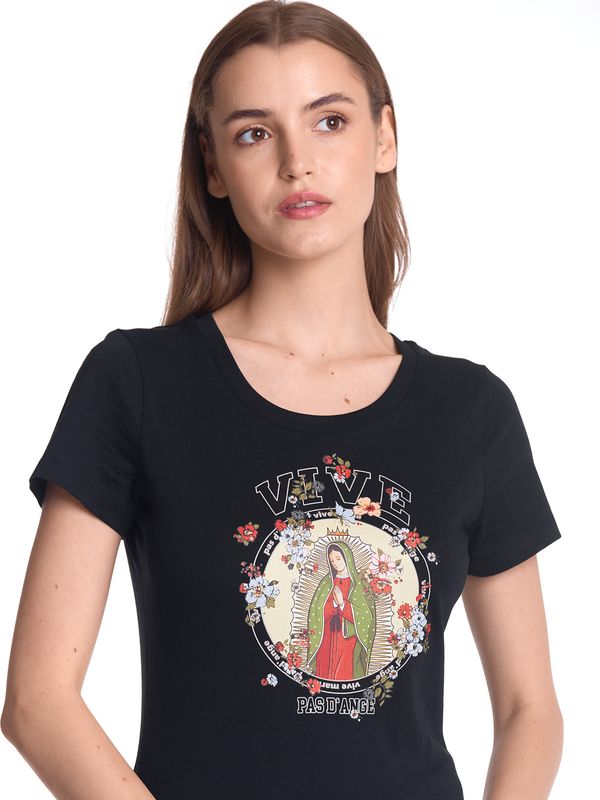 Nastrovje Potsdam Vive Maria College Maria Damen T-Shirt schwarz Riesige Rabatte