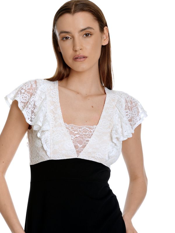 Nastrovje Potsdam Vive Maria Lovely Party Damen A-Linien-Kleid creme allover/schwarz Black Friday Preise